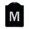 Signmission Sign with Letter M Heavy-Gauge Aluminum Architectural Sign, 24" x 18", BS-1824-22940 A-DES-BS-1824-22940 - alternate 1